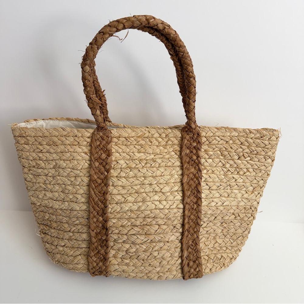 Hat Attack Cameron Handheld Raffia Bag - Picture 2 of 4